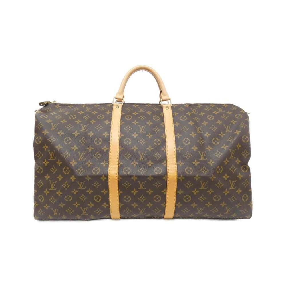 LOUIS VUITTON Authentic Brown Monogram Keepall 60 Boston Bag - Picture 1 of 8